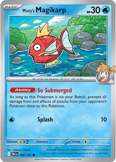 Misty's Magikarp 048/182 Common SV10: Destined Rivals NM