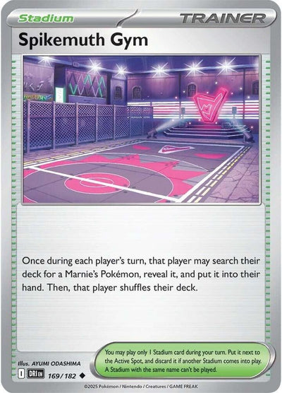 Spikemuth Gym 169/182 Uncommon SV10: Destined Rivals NM