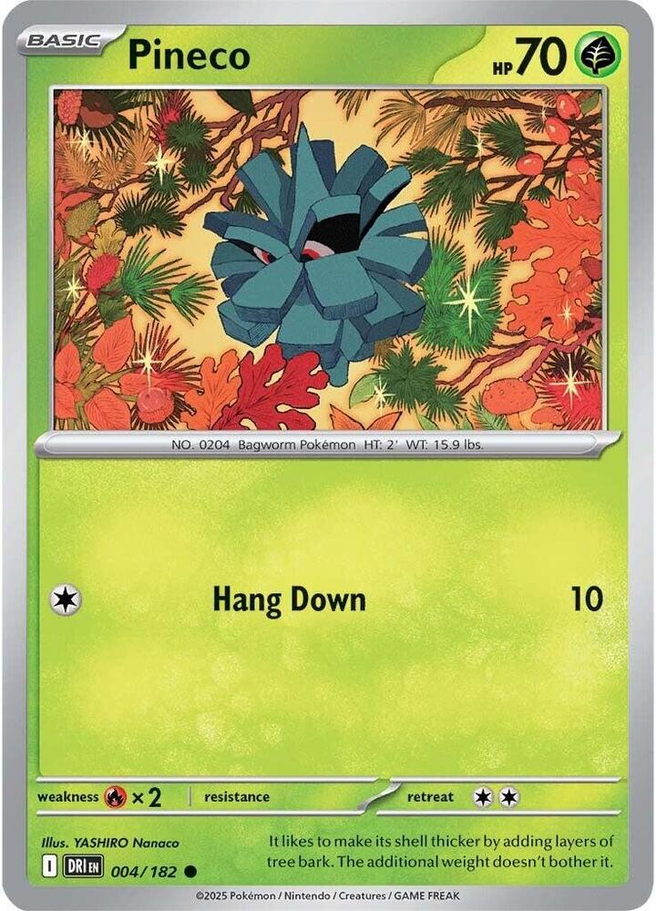 Pineco 004/182 Common SV10: Destined Rivals NM
