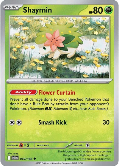 Shaymin - 010/182 010/182 Uncommon SV10: Destined Rivals NM