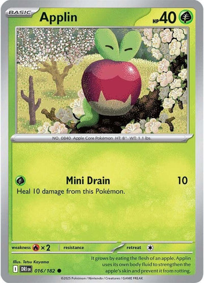 Applin 016/182 Common SV10: Destined Rivals NM