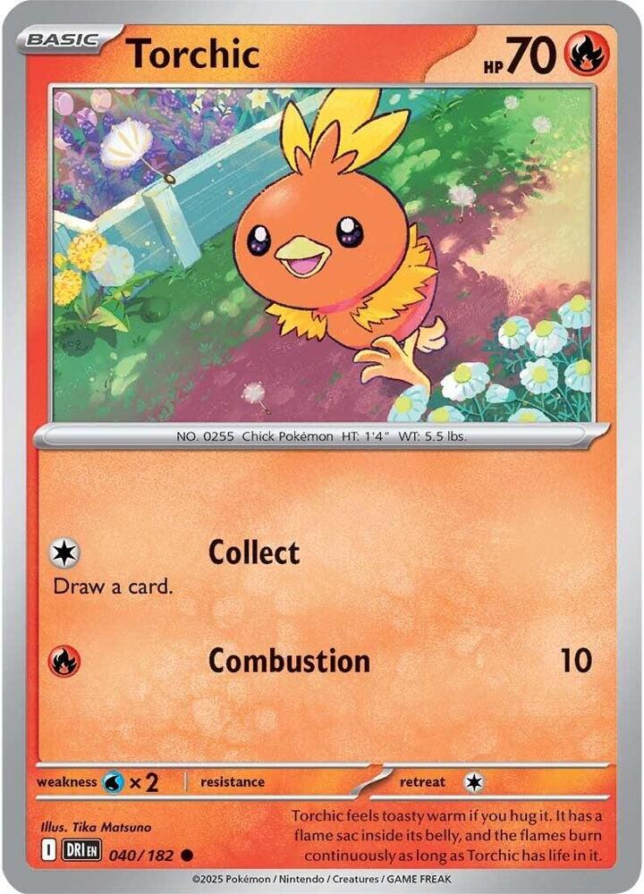 Torchic 040/182 Common SV10: Destined Rivals NM