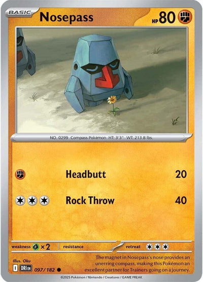 Nosepass 097/182 Common SV10: Destined Rivals NM
