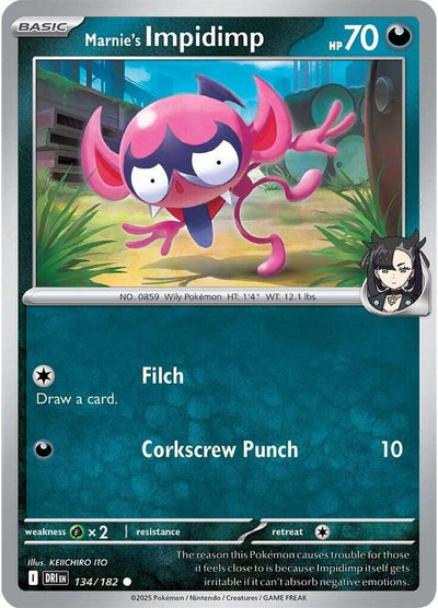 Marnie's Impidimp 134/182 Common SV10: Destined Rivals NM