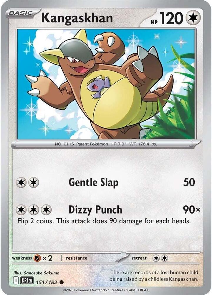Kangaskhan - 151/182 151/182 Common SV10: Destined Rivals NM