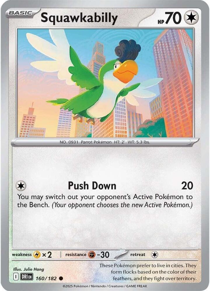 Squawkabilly 160/182 Common SV10: Destined Rivals NM