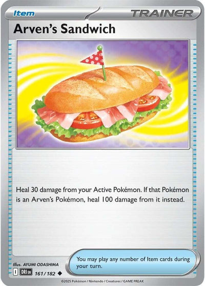 Arven's Sandwich 161/182 Uncommon SV10: Destined Rivals NM