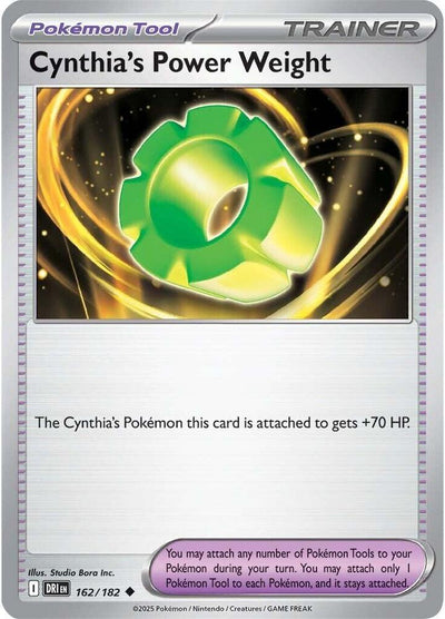 Cynthia's Power Weight 162/182 Uncommon SV10: Destined Rivals NM