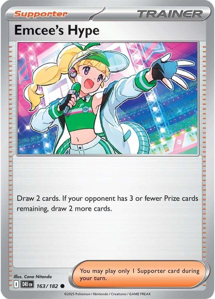 Emcee's Hype - 163/182 163/182 Common SV10: Destined Rivals NM