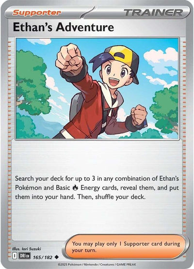 Ethan's Adventure - 165/182 165/182 Uncommon SV10: Destined Rivals NM