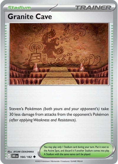 Granite Cave 166/182 Uncommon SV10: Destined Rivals NM