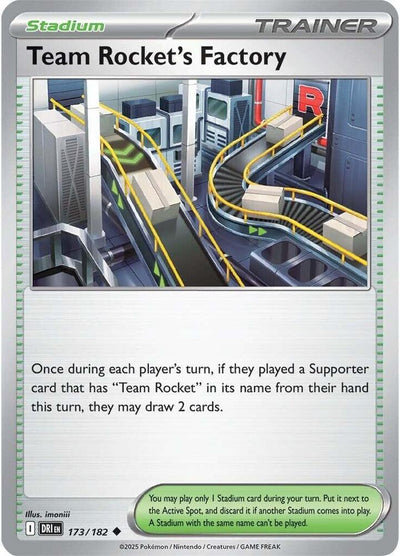 Team Rocket's Factory 173/182 Uncommon SV10: Destined Rivals NM
