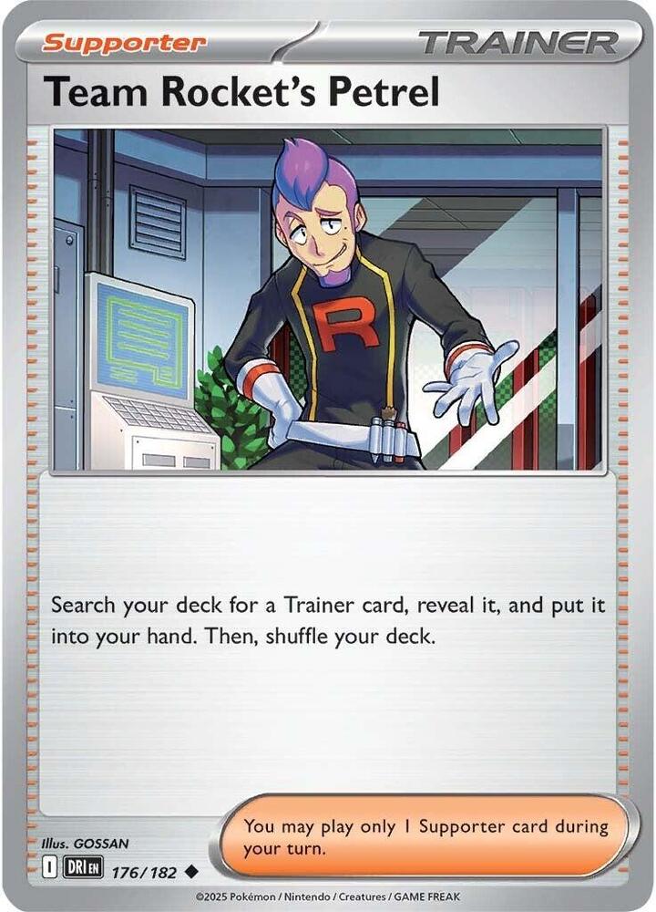 Team Rocket's Petrel - 176/182 176/182 Uncommon SV10: Destined Rivals NM