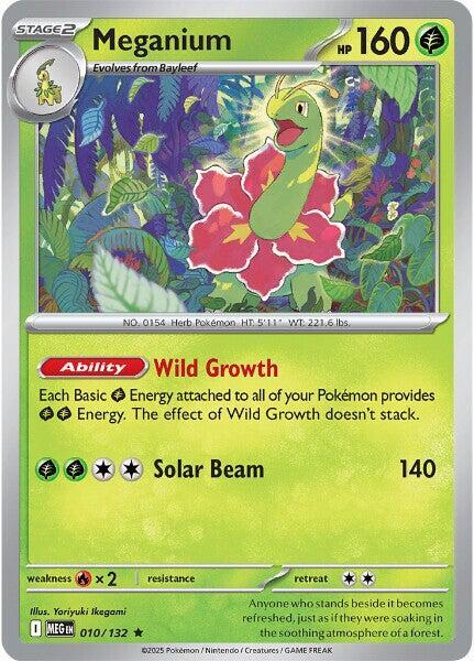 Meganium Rare ME01: Mega Evolution 010/132 NM