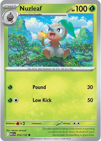Nuzleaf Common ME01: Mega Evolution 014/132 NM