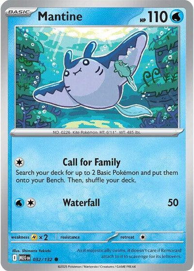 Mantine Common ME01: Mega Evolution 032/132 NM