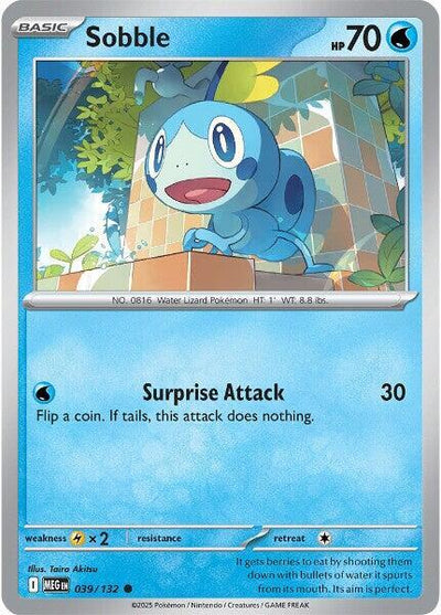 Sobble Common ME01: Mega Evolution 039/132 NM