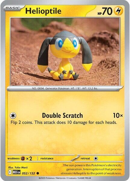 Helioptile - 052/132 Common ME01: Mega Evolution 052/132 NM