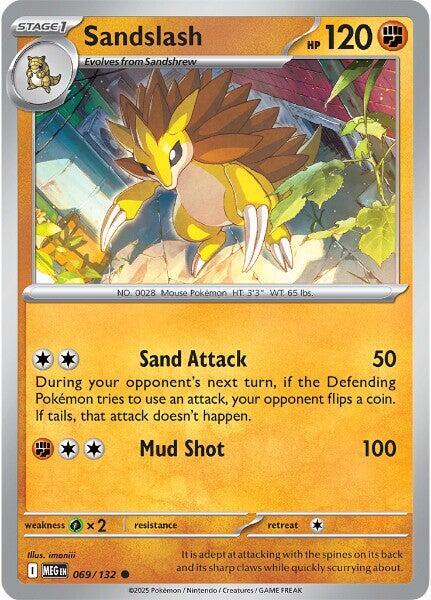 Sandslash Common ME01: Mega Evolution 069/132 NM
