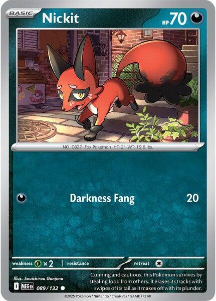 Nickit Common ME01: Mega Evolution 089/132 NM