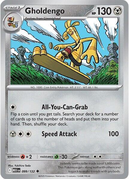 Gholdengo Uncommon ME01: Mega Evolution 099/132 NM