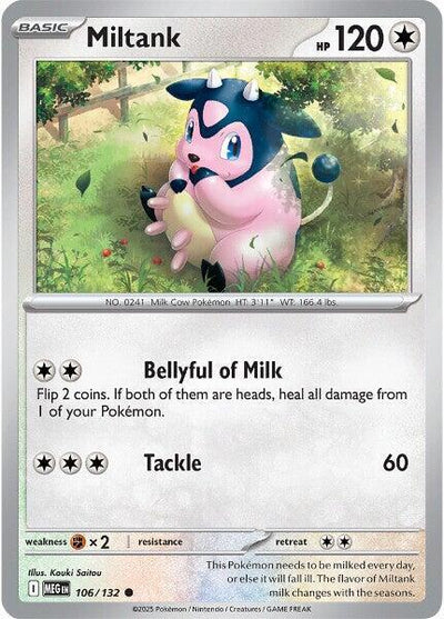Miltank Common ME01: Mega Evolution 106/132 NM