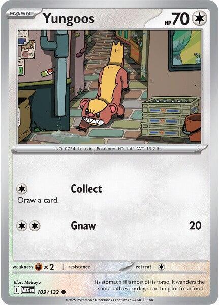 Yungoos Common ME01: Mega Evolution 109/132 NM