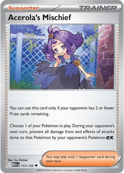 Acerola's Mischief - 113/132 Uncommon ME01: Mega Evolution 113/132 NM