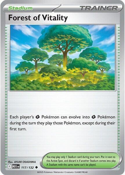 Forest of Vitality Uncommon ME01: Mega Evolution 117/132 NM