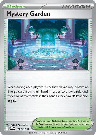 Mystery Garden - 122/132 Uncommon ME01: Mega Evolution 122/132 NM