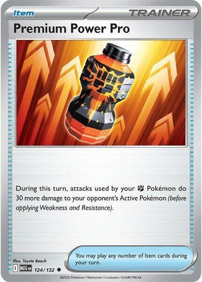 Premium Power Pro - 124/132 Uncommon ME01: Mega Evolution 124/132 NM