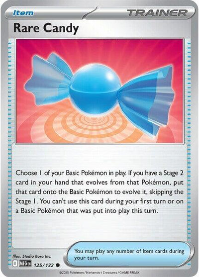 Rare Candy - 125/132 Common ME01: Mega Evolution 125/132 NM
