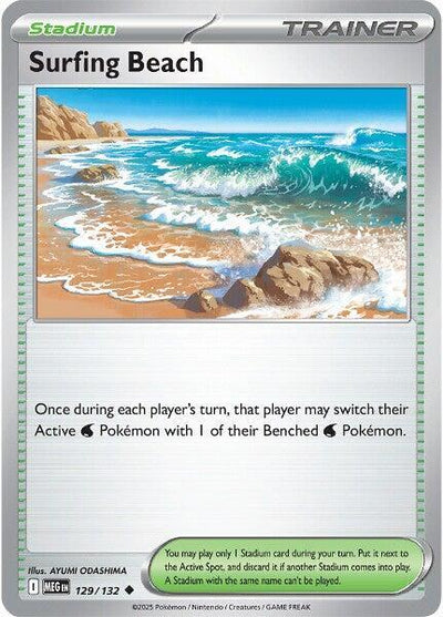 Surfing Beach Uncommon ME01: Mega Evolution 129/132 NM