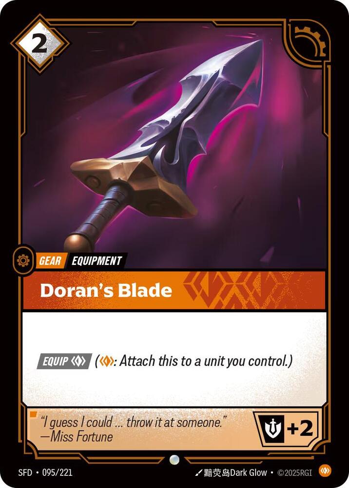 Doran's Blade Common Spiritforged 095/221 NM