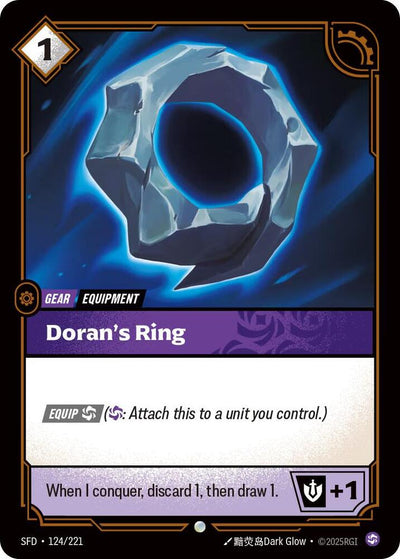 Doran's Ring Common Spiritforged 124/221 NM