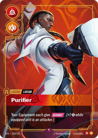 Lucian - Purifier Rare Spiritforged 183/221 NM