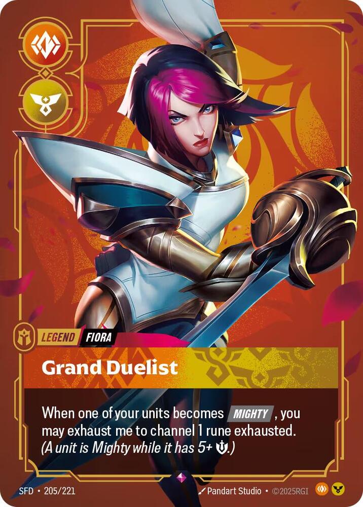 Fiora - Grand Duelist Rare Spiritforged 205/221 NM