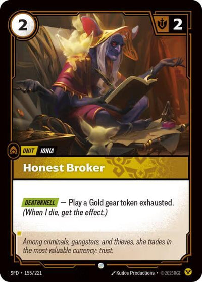 Honest Broker Common Spiritforged 155/221 NM