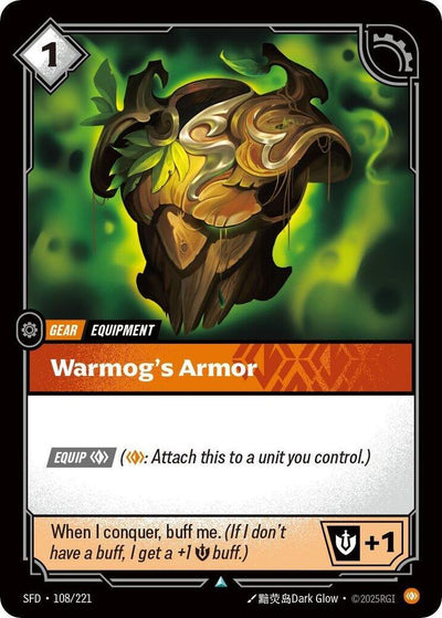 Warmog's Armor Uncommon Spiritforged 108/221 NM