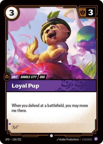 Loyal Pup Common Spiritforged 126/221 NM