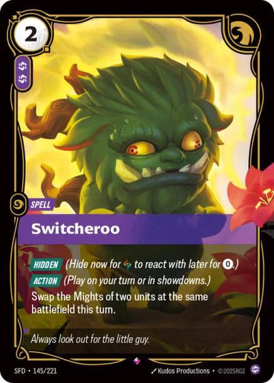 Switcheroo Rare Spiritforged 145/221 NM