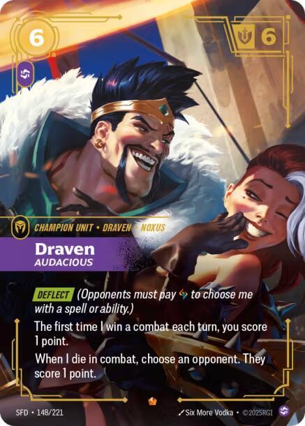 Draven - Audacious Epic Spiritforged 148/221 NM