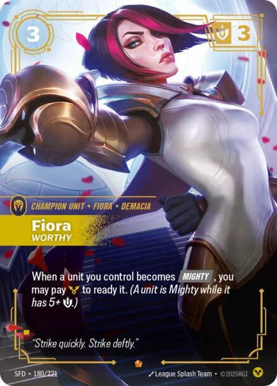 Fiora - Worthy Epic Spiritforged 180/221 NM
