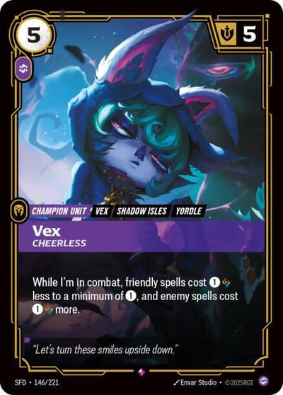 Vex - Cheerless Rare Spiritforged 146/221 NM