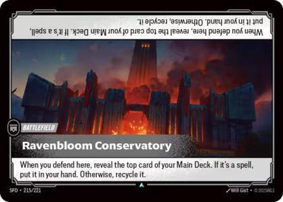 Ravenbloom Conservatory Uncommon Spiritforged 215/221 NM