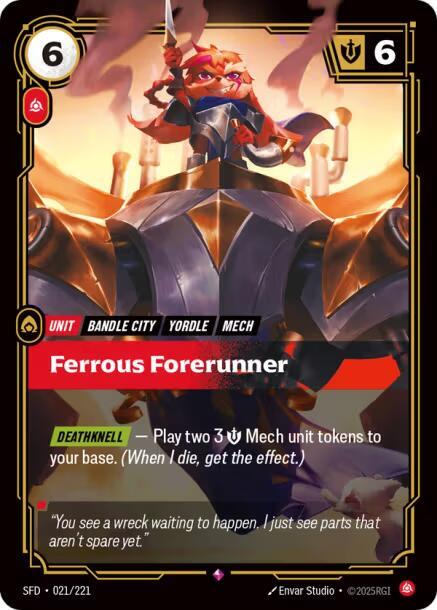 Ferrous Forerunner Rare Spiritforged 021/221 NM