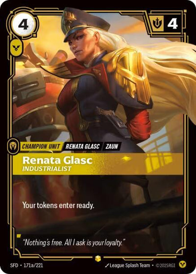 Renata Glasc - Industrialist (Alternate Art) Showcase Spiritforged 171a/221 NM