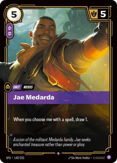 Jae Medarda Rare Spiritforged 142/221 NM