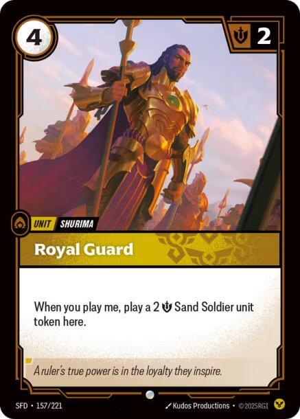 Royal Guard Common Spiritforged 157/221 NM
