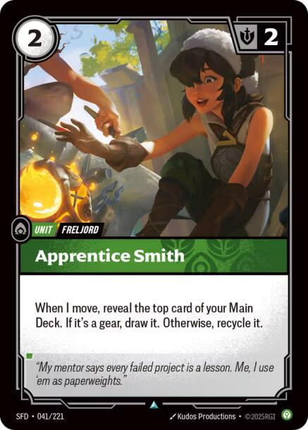 Apprentice Smith Uncommon Spiritforged 041/221 NM